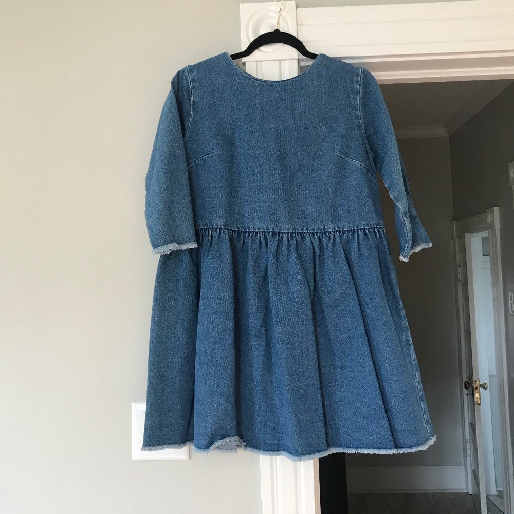 Denim Babydoll Dress